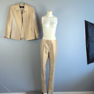 Dana Buchman Tan Pantsuit